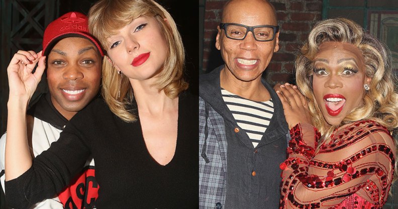 Todrick Hall with Taylor Swift and RuPaul