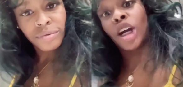 Azealia Banks amplified awareness of the violence trans women face in an Instagram video. (Screen captures via Twitter)