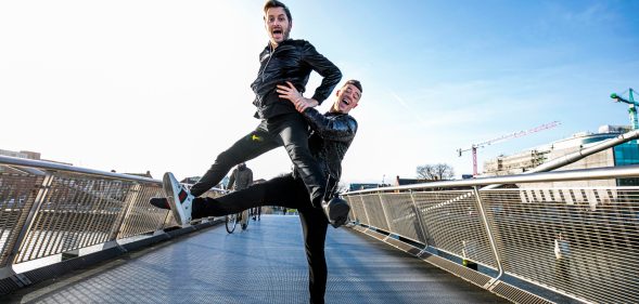 Brian Dowling and Kai Widdrington are one of two same-sex pairings on Dancing with the Stars Ireland
