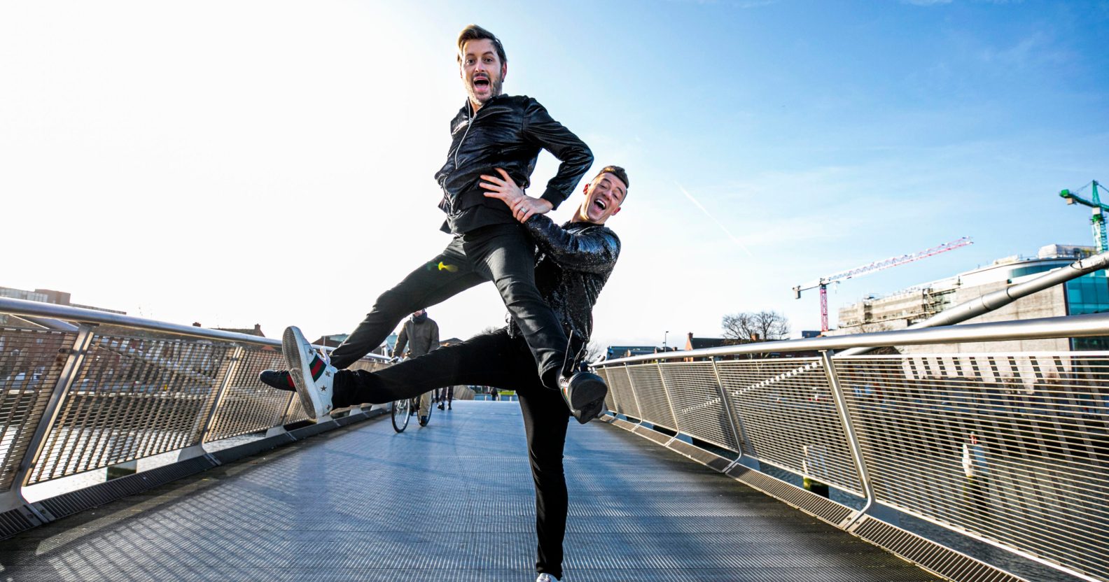 Brian Dowling and Kai Widdrington are one of two same-sex pairings on Dancing with the Stars Ireland