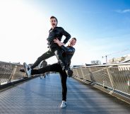 Brian Dowling and Kai Widdrington are one of two same-sex pairings on Dancing with the Stars Ireland