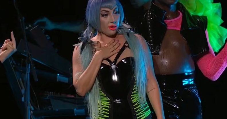 A British designer used the unreleased track, "Stupid Love", during a NYFW show and, well, we'll let the meme do the talking. (Screen capture via Twitter)