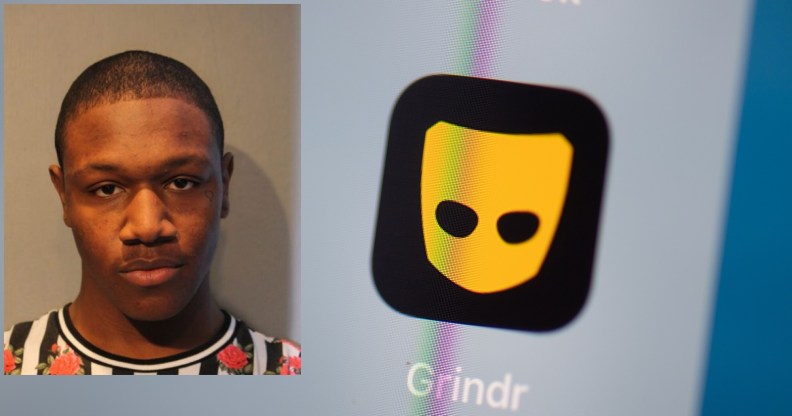 Davion Johnson, 20,, has been arrested over the Grindr robberies