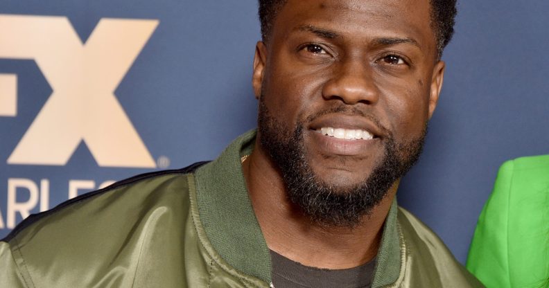 Kevin Hart attends the FX Networks' Star Walk Winter Press Tour 2020 at The Langham Huntington, Pasadena on January 09, 2020 in Pasadena, California homophobic jokes