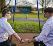 George Webster and Sam Retford in S.A.M