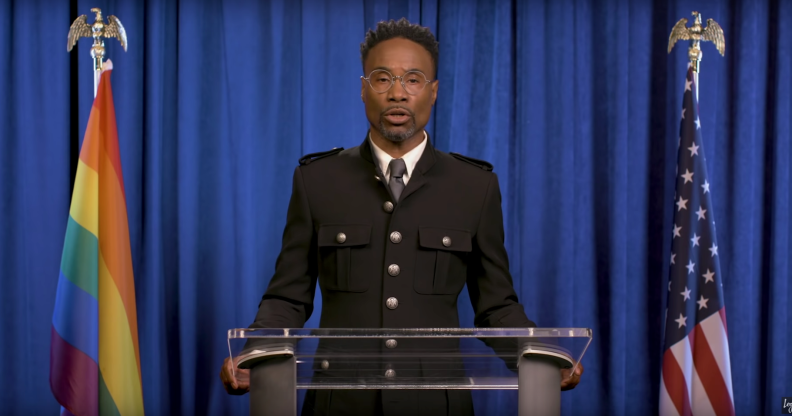 Billy Porter attacks Donald Trump in iconic 'LGBTQ State of the Union'