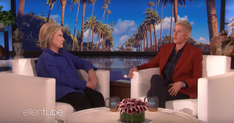 Hillary Clinton shares plan to get rid of Donald Trump with Ellen Degeneres