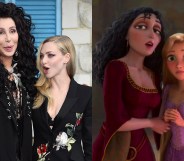 Cher and Amanda Seyfried / Rapunzel and Mother Gothel