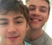 Connor Jessup and Miles Heizer