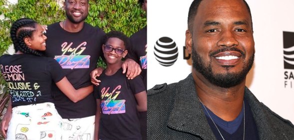 Zaya and Dwyane Wade, Jason Collins