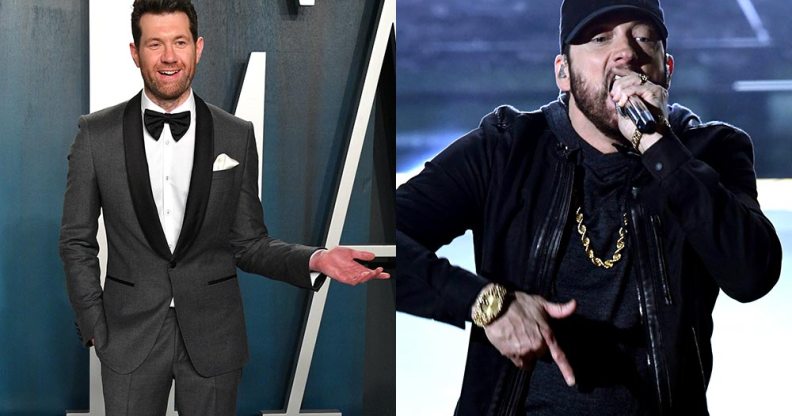 Eminem and Billy Eichner at the Oscars