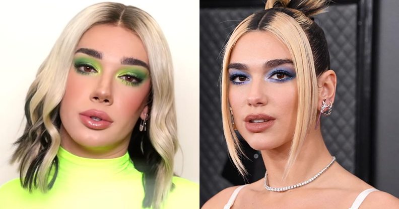 James Charles and Dua Lipa