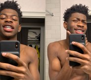 Lil Nas X topless