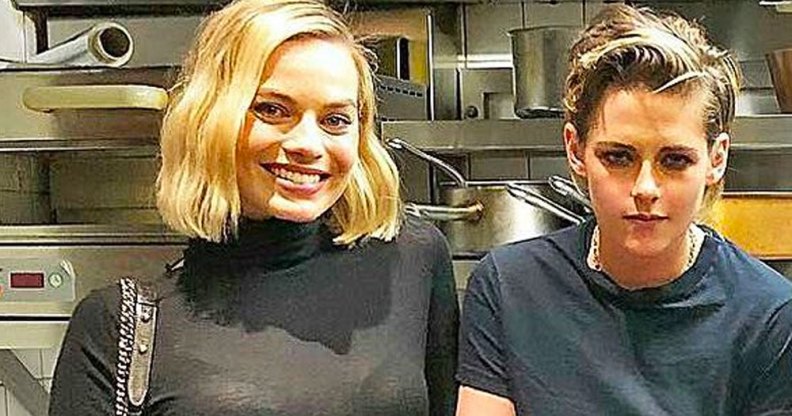 Margot Robbie and Kristen Stewart