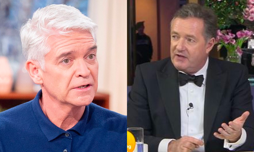 Piers spent the Oscars questioning Phillip Schofield's coming out