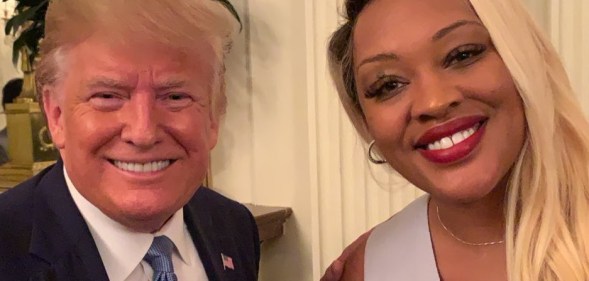 Angela Stanton-King with Donald trump