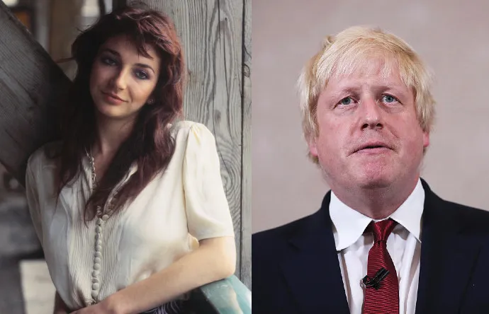 Boris Johnson said Kate Bush is his inspiration yet still hit a bum
