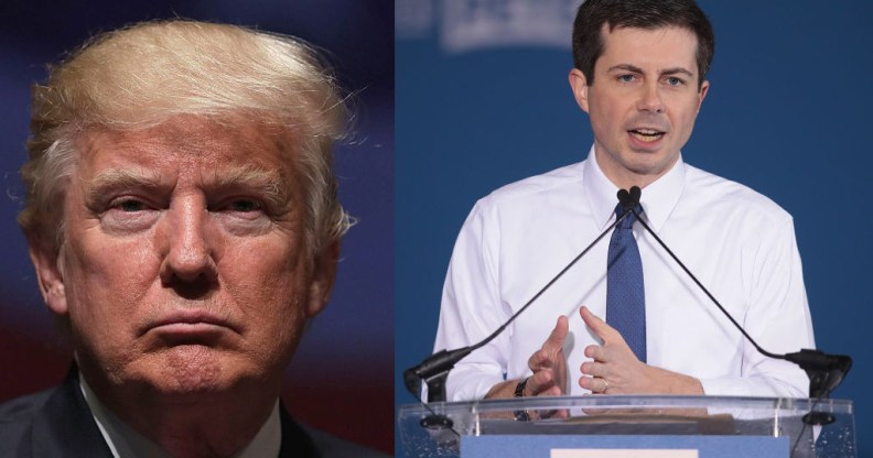 Donald Trump Pete Buttigieg Joe Biden