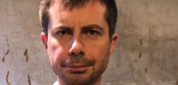 Pete Buttigieg is growing a beard and we almost forgot about the coronavirus pandemic for a bit. (Screen capture via Instagram)