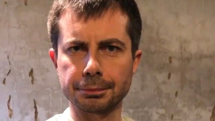 Pete Buttigieg is growing a beard and we almost forgot about the coronavirus pandemic for a bit. (Screen capture via Instagram)