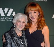 Kathy Griffin (R) announced that her mother, Maggie Griffin, passed away after years of being in the throes of dementia. (Barry King/WireImage)