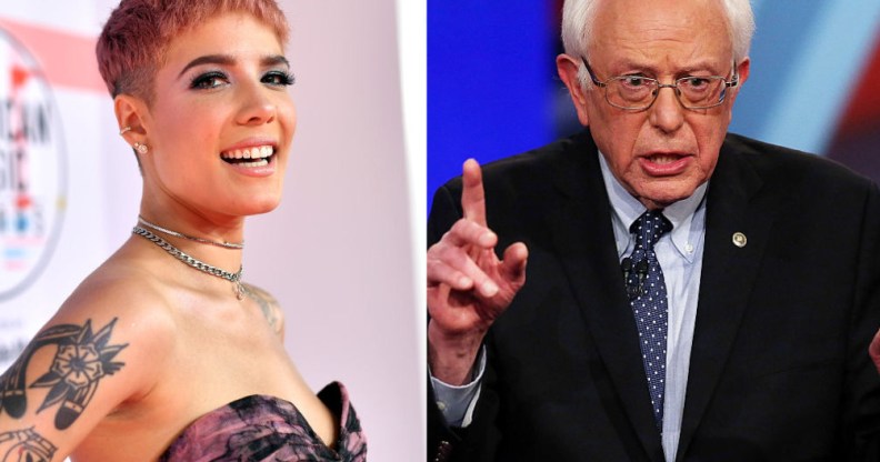 Halsey endorses Bernie Sanders