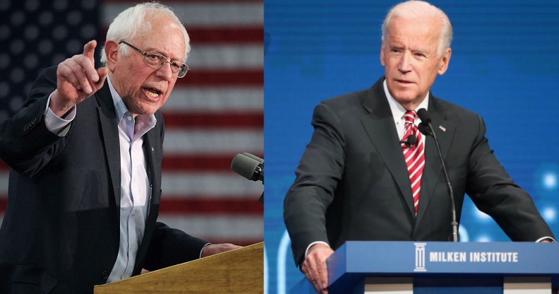 Joe Biden Bernie Sanders