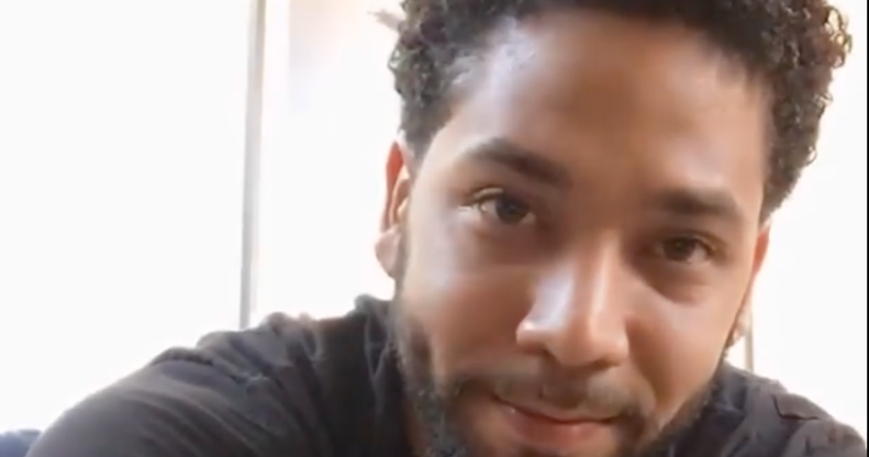 Actor Jussie Smollett returned to Instagram after a nearly yearlong hiatus as he awaits trial. (Screen capture via Instagram)