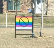 anti-LGBT+ lesbian couple sign Louisiana