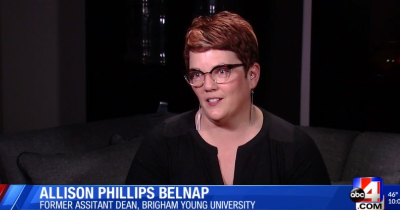 Allison Phillips Belnap served as the assistant dean of the Brigham Young University law school