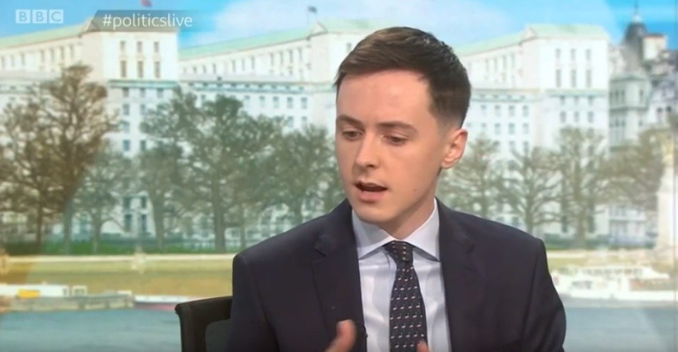 Who is GB News presenter Darren Grimes and what are his views?