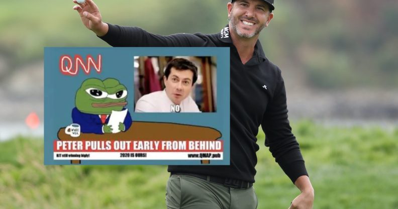 Featuring the Pepe the Frog meme – a poster meme for alt-right communities – and homophobic slurs, golfer Scott Piercy saw several brand deals lost. (Christian Petersen/Getty Images)