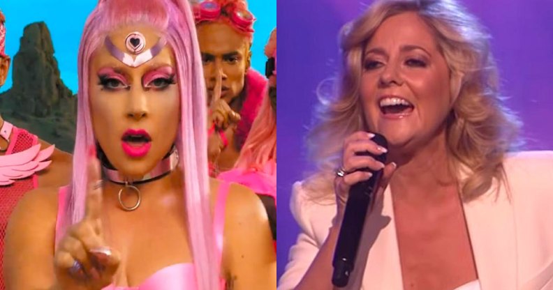 Lady Gaga and Charlotte Awbery