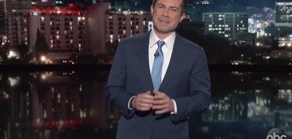 Pete Buttigieg hosting Jimmy Kimmel Live