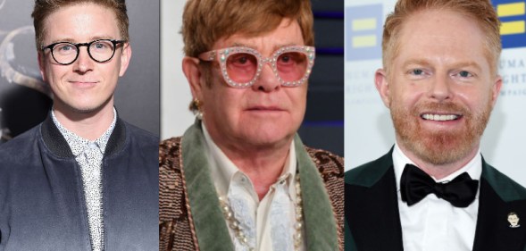 Elton John Tyler Oakley Jesse Tyler Ferguson redhead men of the year