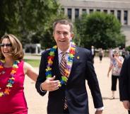 Virginia governor Ralph Northam with his wife, Pam