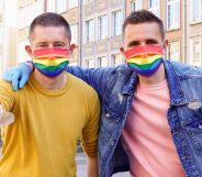Poland: Couple fight COVID-19 and LGBT-free zones with rainbow masks