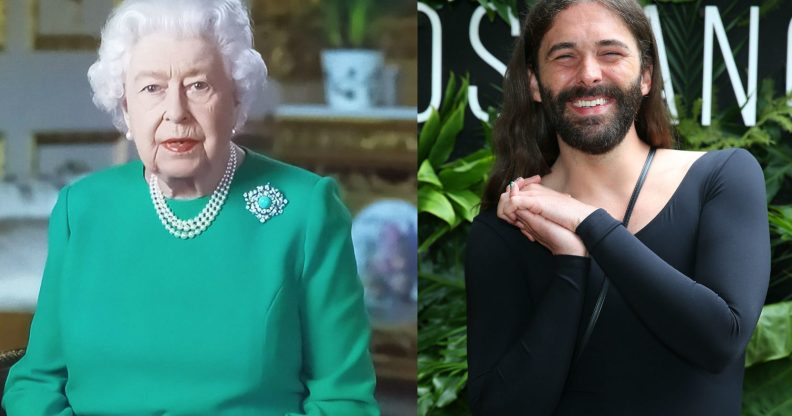 Even Jonathan Van Ness watched the Queen address the COVID-19 crisis