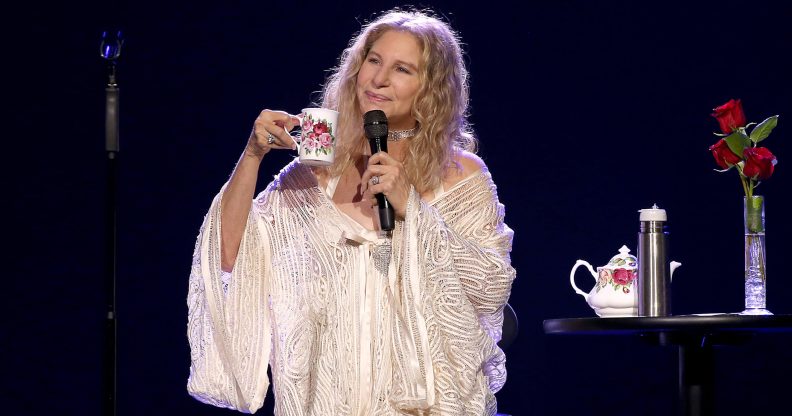 Barbra Streisand came out swinging for some of the LGBT+ community's most vulnerable for an online GLAAD gala.(Kevin Kane/Getty Images for BSB)