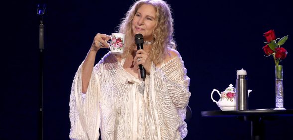 Barbra Streisand came out swinging for some of the LGBT+ community's most vulnerable for an online GLAAD gala.(Kevin Kane/Getty Images for BSB)