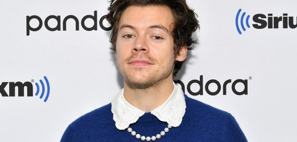 Harry Styles visits SiriusXM Studios on March 02, 2020. (Dia Dipasupil/Getty Images)