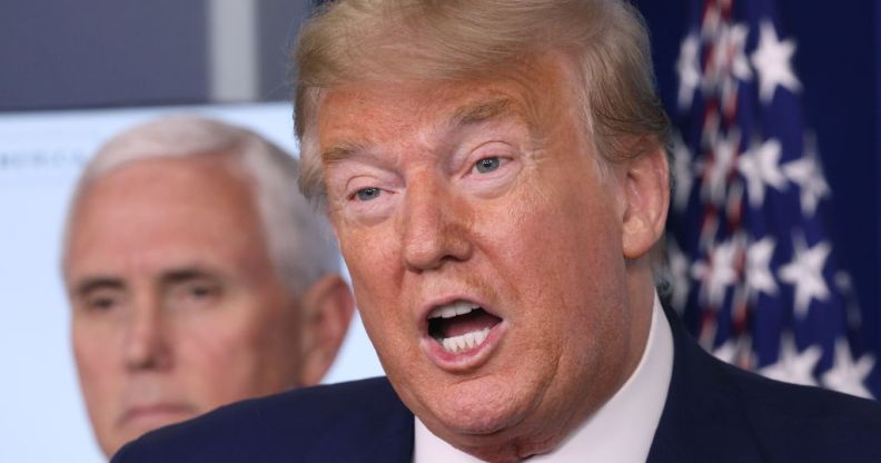 US President Donald Trump queer teen