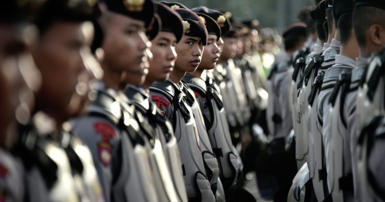 Indonesian police