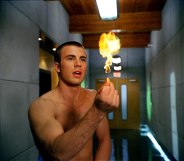 Chris Evans in the 2005 film Fantastic Four apparently lit a fire for many a queer man, apparently. (IMDb/Twentieth Century Fox)