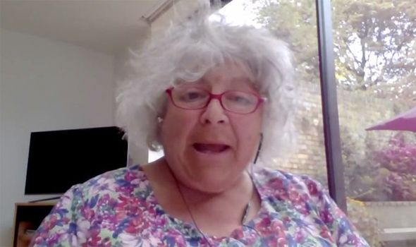 Miriam Margoyles. (Screen capture via Twitter/ITV)