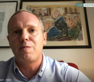 Judge Rinder, British gay court show host, lost his grandfather to coronavirus. (Screen capture via ITV)