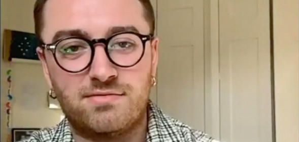 Sam Smith has claimed they contracted coronavirus. (Screen capture via Apple Podcasts)