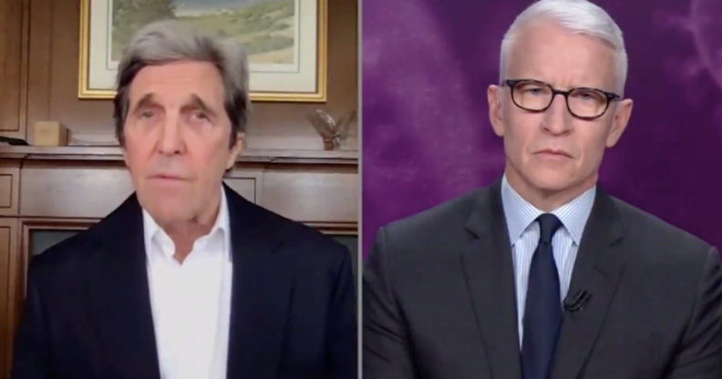 John Kerry, Anderson Cooper