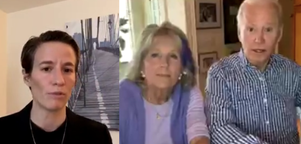 Megan Rapinoe interviewed Joe and Jill Biden