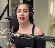 Lady Gaga kicked-off the cross-platform global concert seeking to raise funds for COVID-19 response efforts. (Screen capture via Periscope)